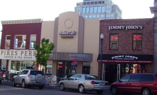local street with offices